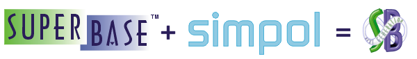 Supeprbase, SIMPOL, and SBNG logos